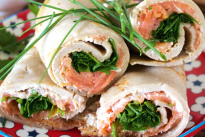 Smoked Salmon and Buckwheat Wraps Recipe