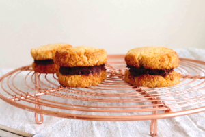 Coconut Macaroons with Chocolate Ganache Filling Recipe