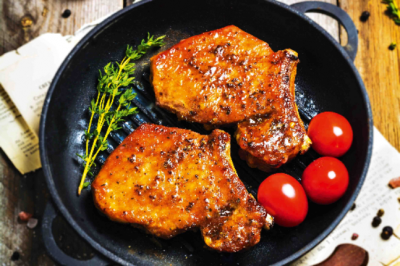 Honey Soy Sauce Grilled Pork Chops