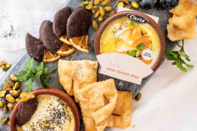 Goat’s Cheese, Orange & Poppy Seed Platter