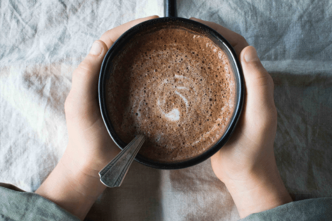 Spiced hot chocolate