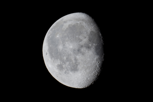 moon night light sky