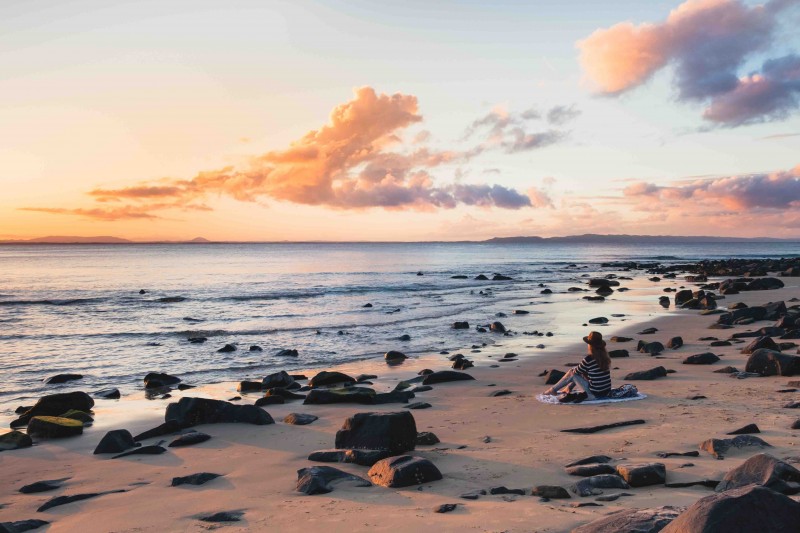 noosa retreat relax beach ocean