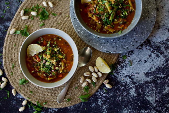 Moroccan Minestrone Soup Recipe