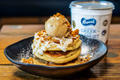 Coconut Crunch Pancakes