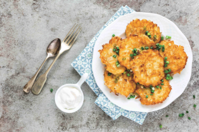 Fried Potato Pancake with Sauce
