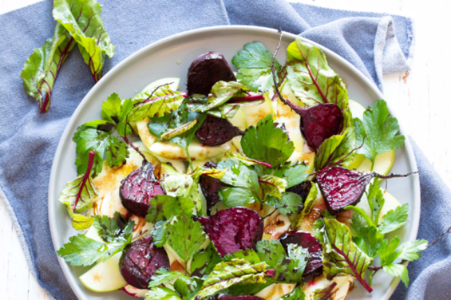 Healthy Gluten-free Roasted Beetroot Salad Recipe