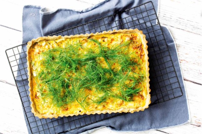 Gluten-free and Quick Roasted Fennel Tart Recipe