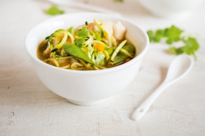 Chicen And Edamame Soup Recipe