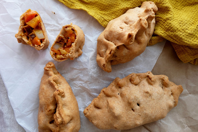 Spelt and Marinated Tempeh Cornish Pastie Recipe