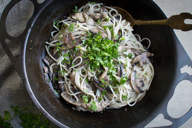 Try Georgia Harding's Mushroom and Thyme Pasta Recipe