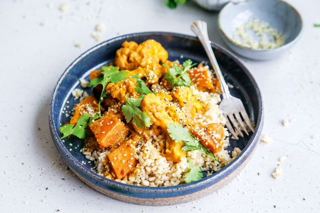 Try our Butter Cauliflower and Sweet Potato Curry Recipe