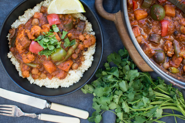 Try our delicious Chickpea Vegetable Tagine Recipe