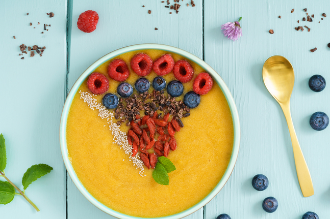 Peach Smoothie Bowl