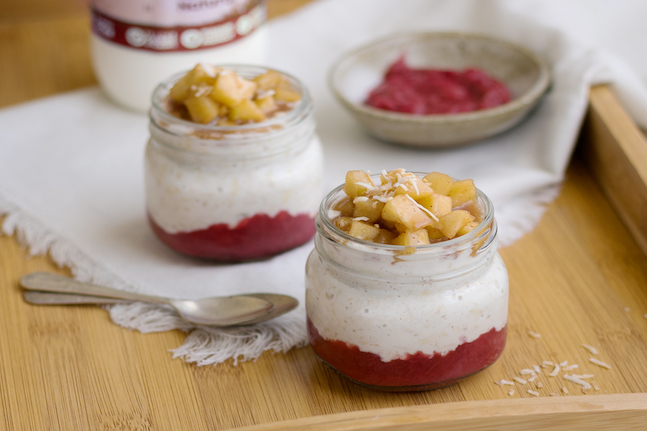 Apple & Rhubarb Overnight Oats