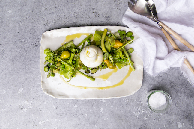 Green Burrata Salad