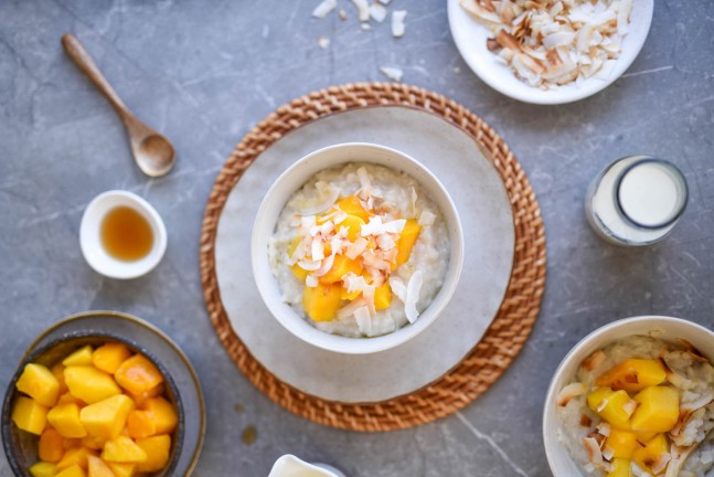 Coconut Rice Pudding with Mango - WellBeing Magazine
