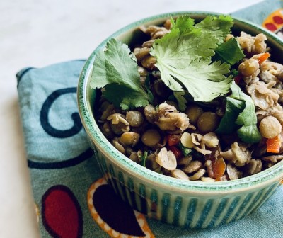 Azifa Green Lentil Salad