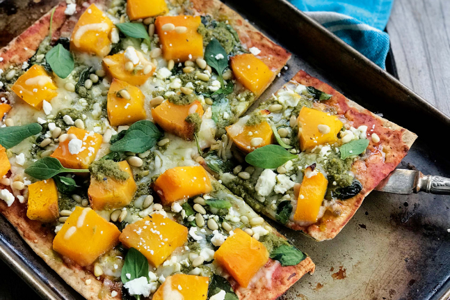 Pesto Pumpkin Pizza