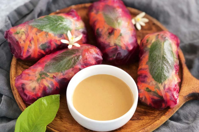 Raw Mango Spring Rolls Recipe