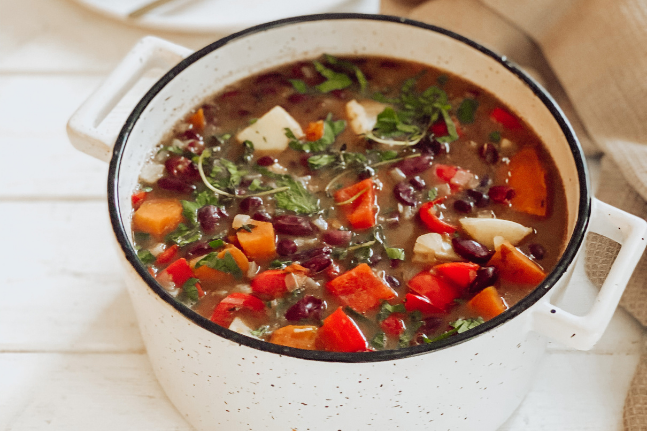 Jamaican Red Bean & Potato Hot Pot