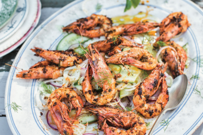 Chermoula BBQ Prawn & Shaved Fennel Salad Recipe