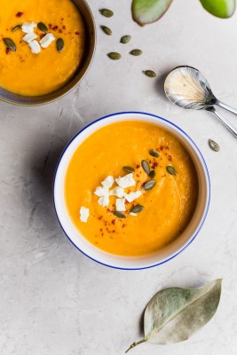 Sweet Potato & Pumpkin Soup