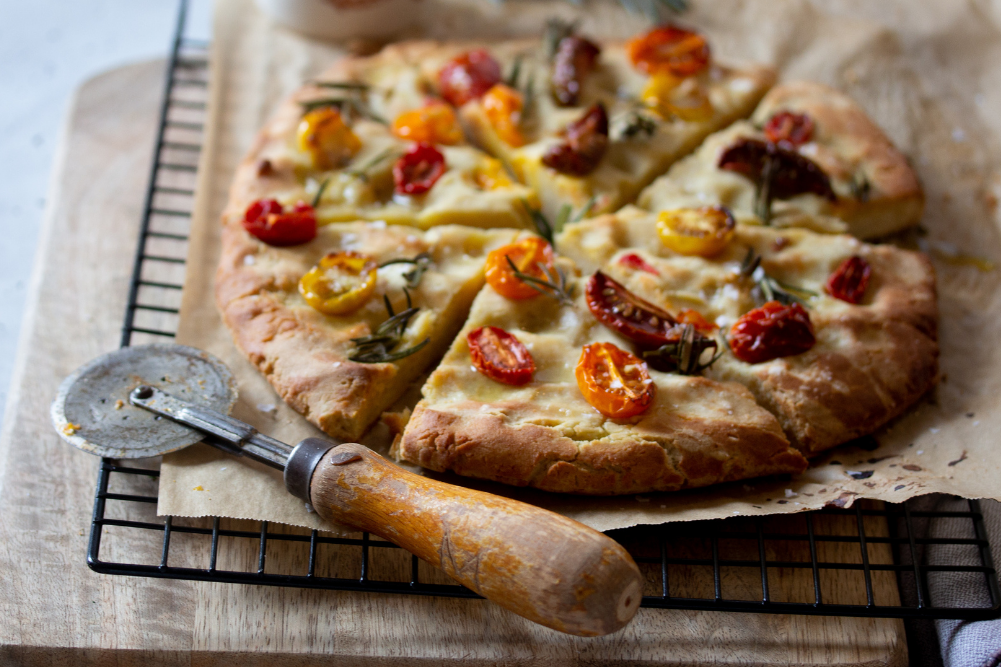 Pizza-Style Yoghurt Focaccia Recipe – EatWell Magazine