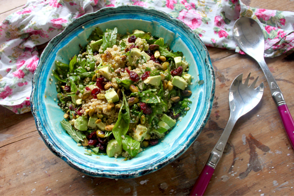 Pistachio Minted Cranberry Quinoa Recipe EatWell Magazine
