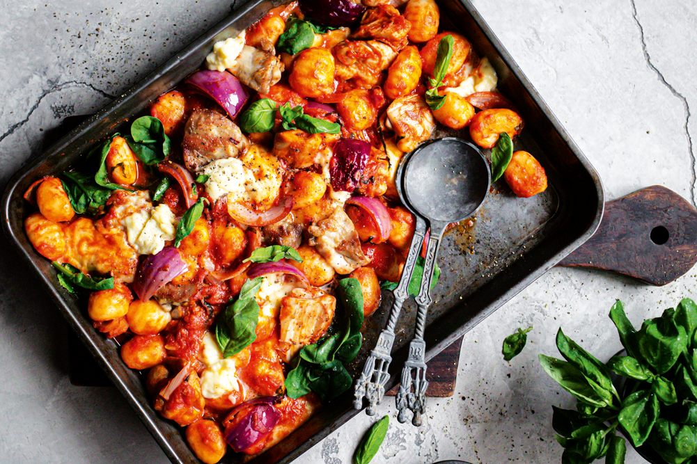 Chicken Gnocchi Traybake - WellBeing Magazine