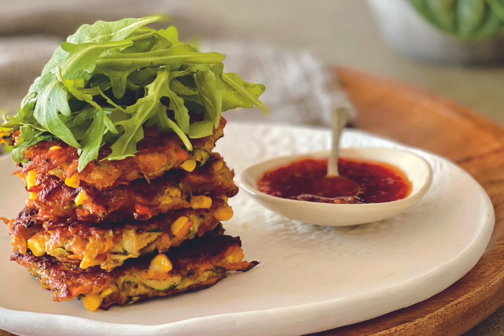 Zucchini, Carrot & Corn Fritters - WellBeing Magazine