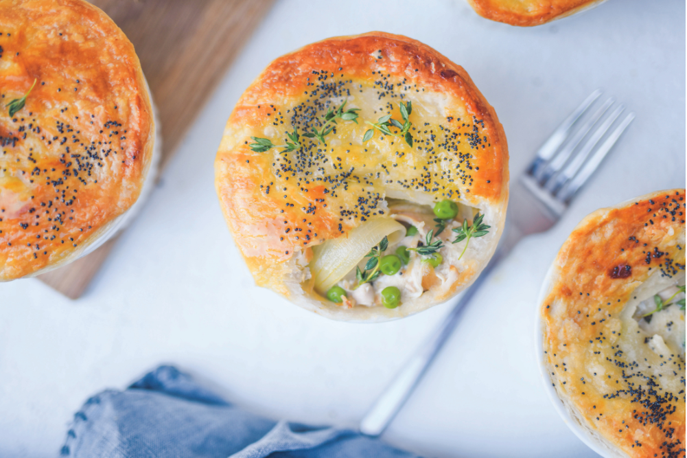 Chicken & Leek Pot Pies - WellBeing Magazine