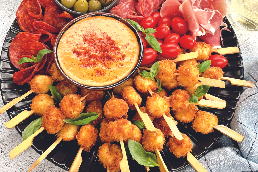 Crumbed Gnocchi with Smoky Red Pepper Sauce - WellBeing Magazine