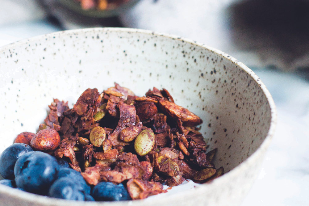 Granola with Cacao - WellBeing Magazine
