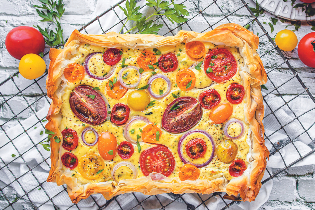 Tomato & Ricotta Tart - WellBeing Magazine