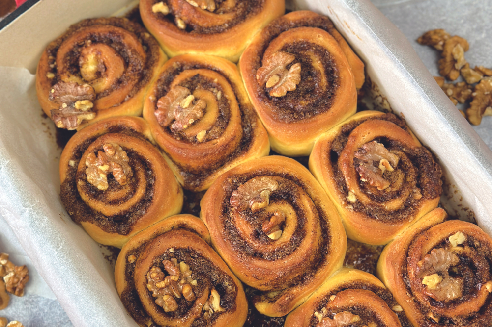 Traybake Cinnamon Scrolls - WellBeing Magazine