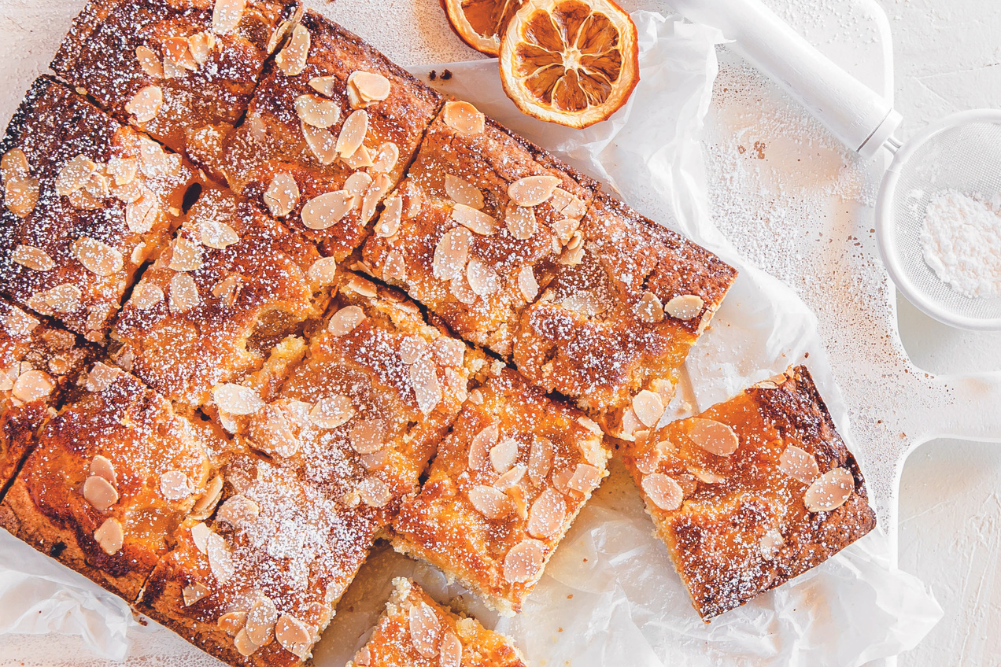 Citrus Swirl Tray Cake - WellBeing Magazine