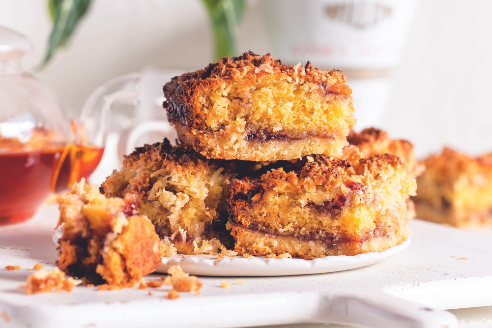 Jam Snow Cake - WellBeing Magzine