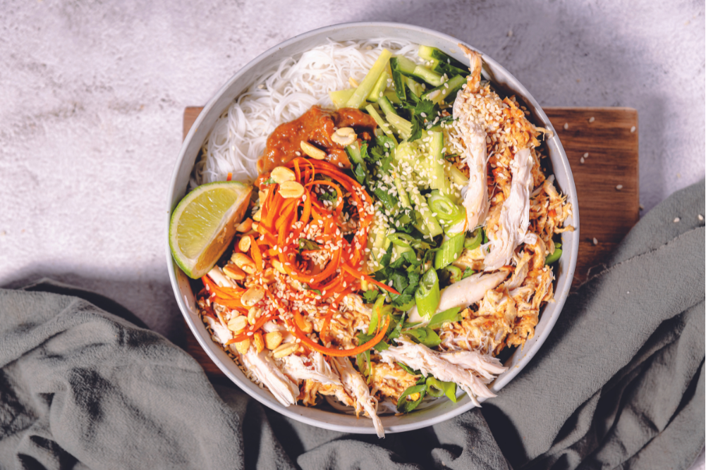 Cold Noodle Salad with Peanut Sauce - WellBeing Magazine